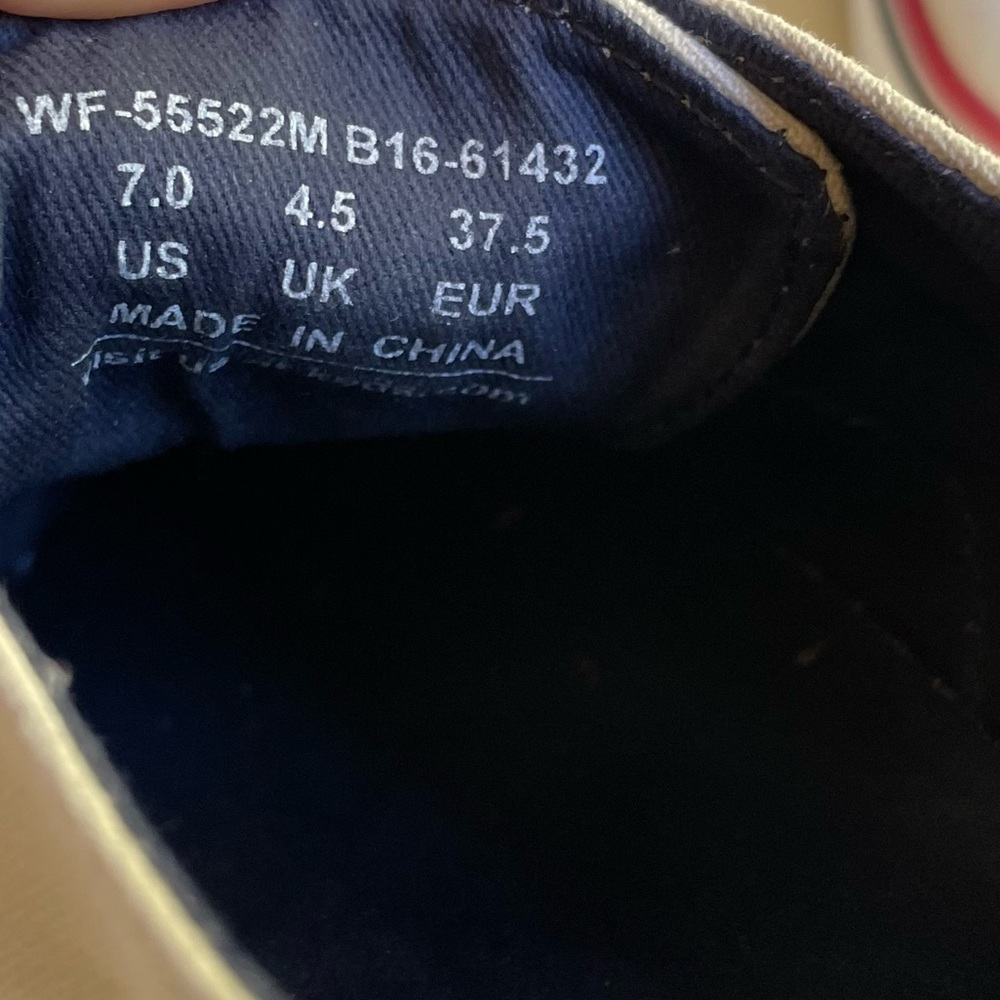Keds Baseball Boston Red Sox Women’s Sneakers Lace Up White Shoes 7 - Picture 10 of 15